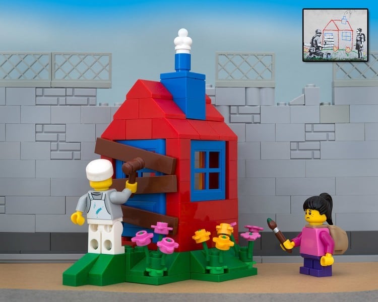 Banksy Crayon House